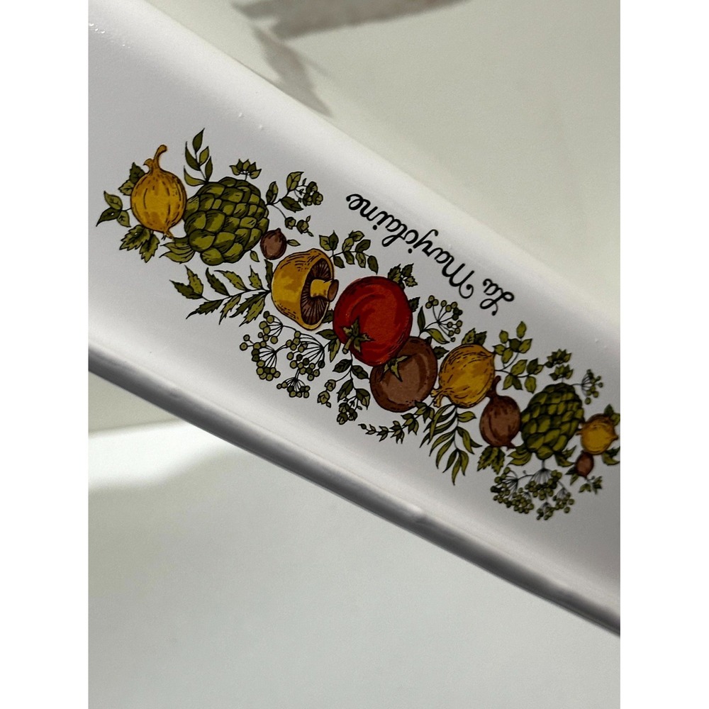 VTG Corning Ware Spice of Life Casserole Dish with Cover Oven A-21 & MW-3 - Picture 7 of 14